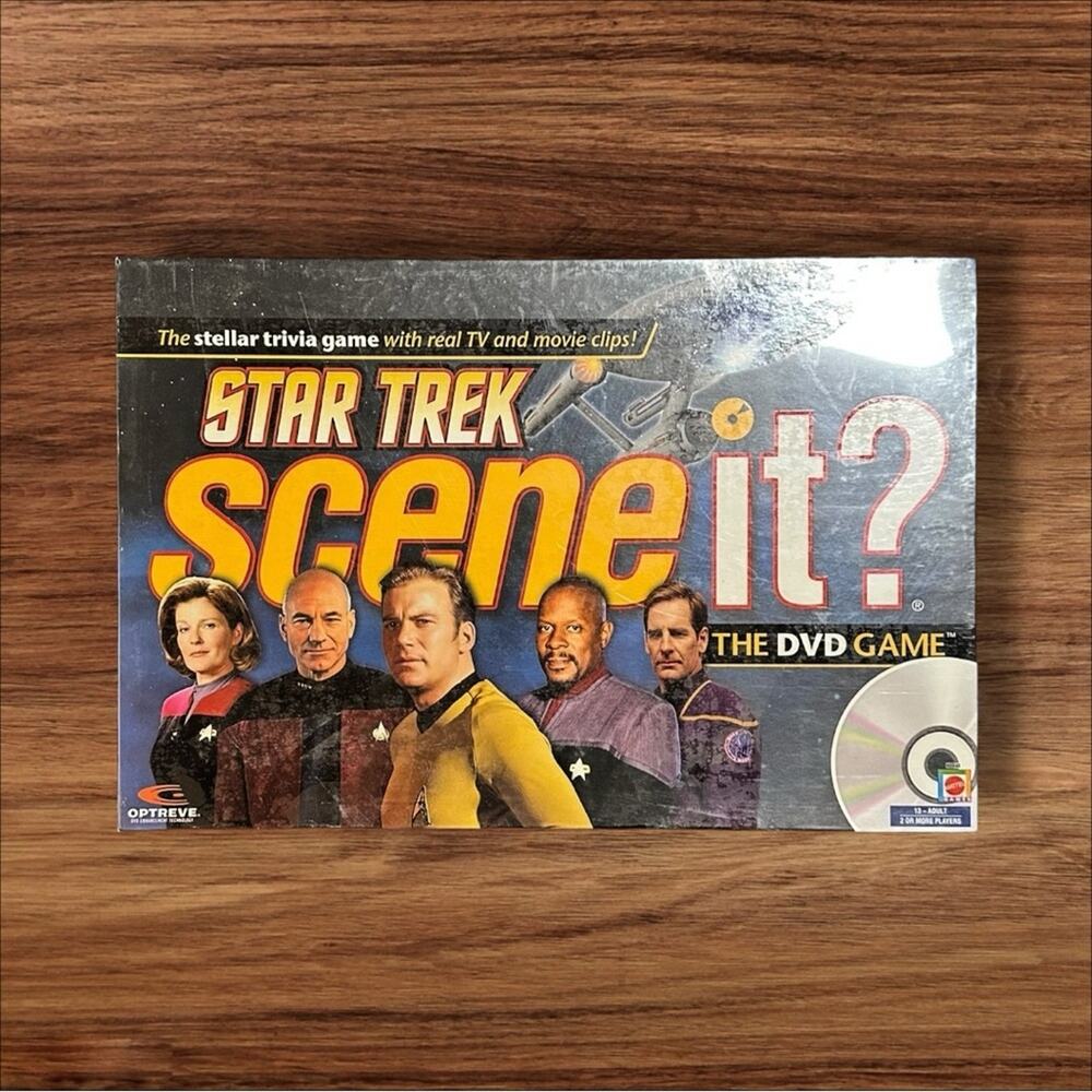 Mattel Star Trek Scene It? DVD Game